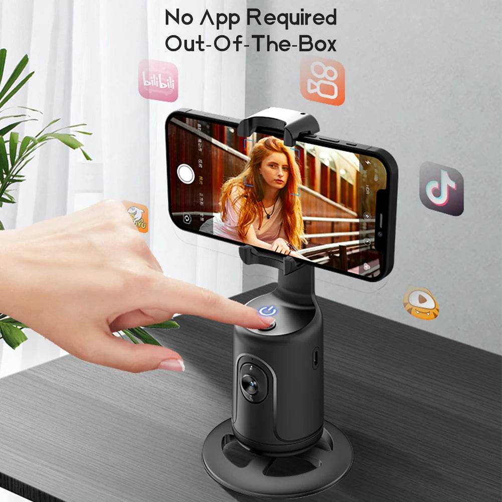360-Degree Follow-Up Gimbal Stabilizer With Ai Face Tracking
