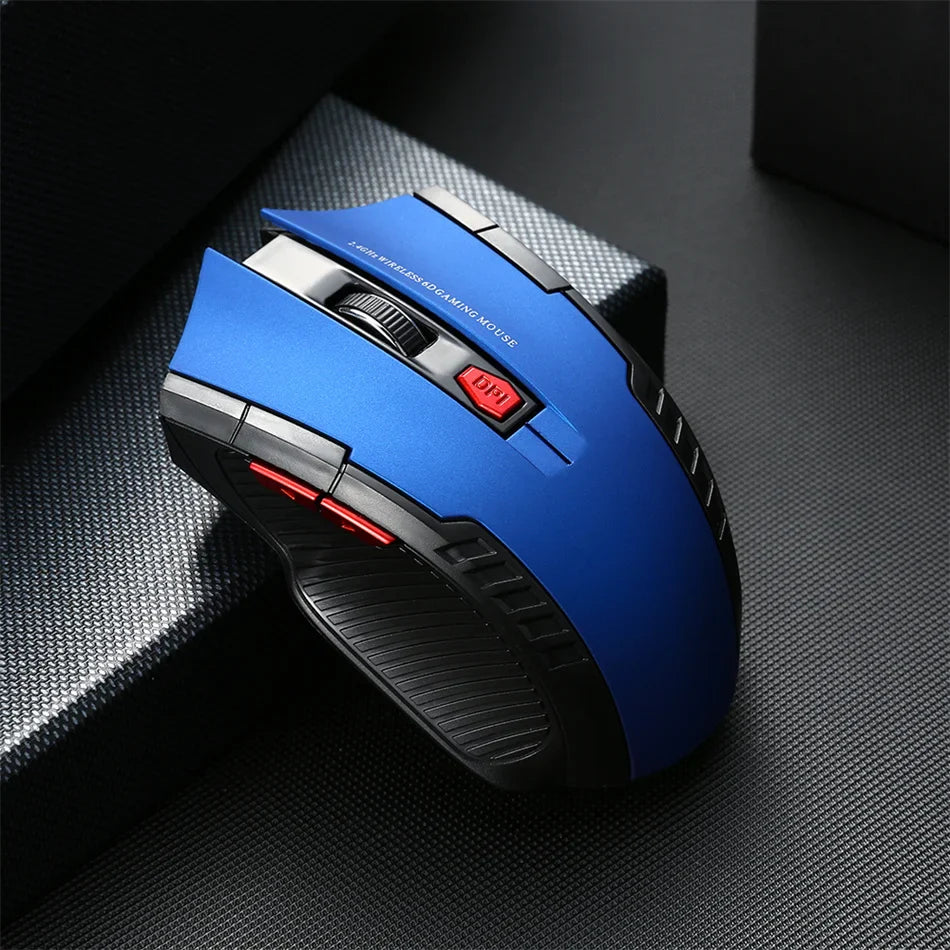 2.4G 6 Buttons Wireless Mouse 1600DPI Optical Mouse Gamer for Computer Wireless Mice with USB Receiver for PC Laptop Accessories