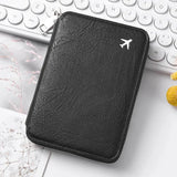 Zipper Document Passport Clip Large Capacity Travel Wallet Ticket Storage Bag Passport Clip