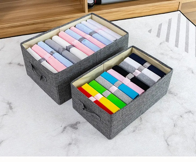Large Foldable Storage Box Organizing Box For Closet Storage Clothing Storage Box Folding Storage Box For Home Office Storage