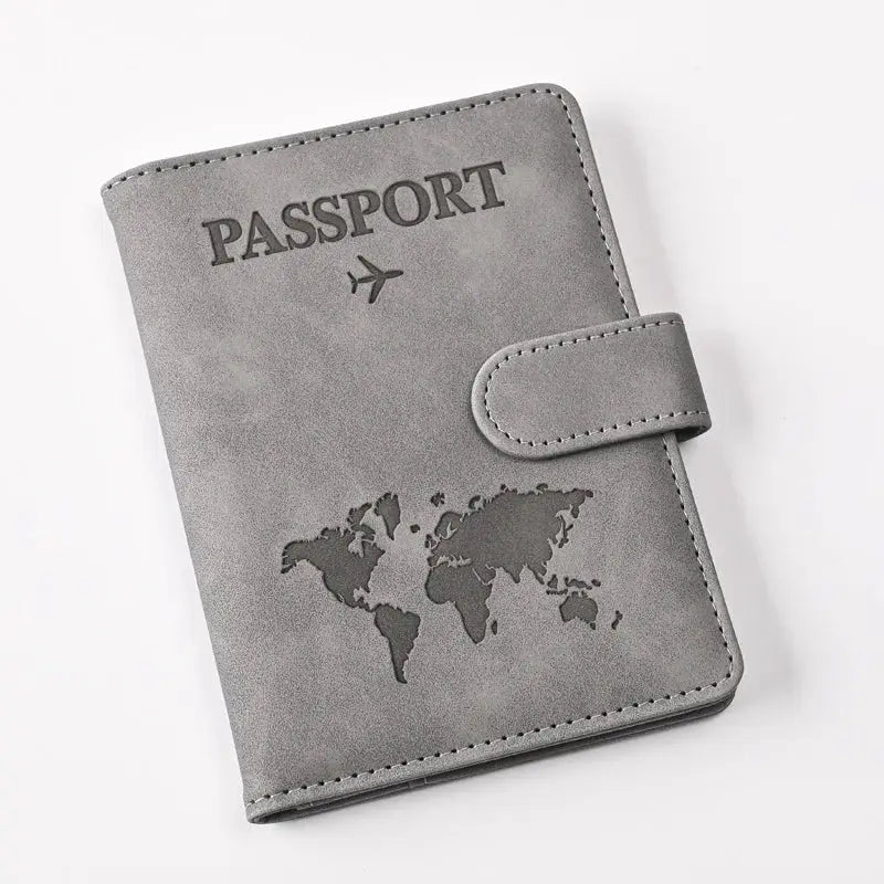 Passport Covers Women Men Letter Print Passport Holder Flight Ticket Clips ID Bank Credit Card Holder Passport Travel Organizer