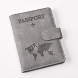Passport Covers Women Men Letter Print Passport Holder Flight Ticket Clips ID Bank Credit Card Holder Passport Travel Organizer