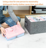 Large Foldable Storage Box Organizing Box For Closet Storage Clothing Storage Box Folding Storage Box For Home Office Storage