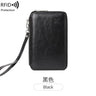 Minimalist and fashionable RFID passport holder multifunctional PU leather travel accessory passport holder wallet holder unisex