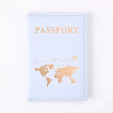 PU Passport Holder Map Pattern Ticket Passport Covers Travel Passport Protective Cover ID Credit Card Holder Travel Accessories