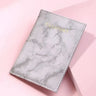 Travel Passport Holder Marble Pattern Passport Covers Passport Cover Flight Ticket Clip ID Credit Card Holder Travel Accessories