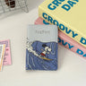 Cartoon Snoopy Passport Cover Traveling Abroad Passport Holder Women Men Travel Essentials Simple PU Leather Passport Wallet