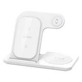 3 in 1 Wireless Charger Stand Pad For iPhone 15 14 13 12 X Max Foldable Fast Charging Station Dock For IWatch 8 7 SE AirPods Pro