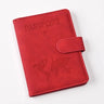 Passport Covers Women Men Letter Print Passport Holder Flight Ticket Clips ID Bank Credit Card Holder Passport Travel Organizer