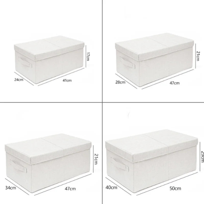 Large Foldable Storage Box Organizing Box For Closet Storage Clothing Storage Box Folding Storage Box For Home Office Storage