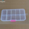 10/15 Compartment Beads Jewelery Storage Box Portable Craft Container Earrings Ring Display Case DIY Trinket Organizer Box