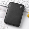 Zippered ID passport case, large capacity ticket organizer card case, travel passport holder A-DH