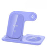 3 In 1 Wireless Charger Stand Foldable 15W Fast Wireless Charging Station Dock for iPhone 16 15 14 13 12 iWatch 9 8 7 6 Airpods