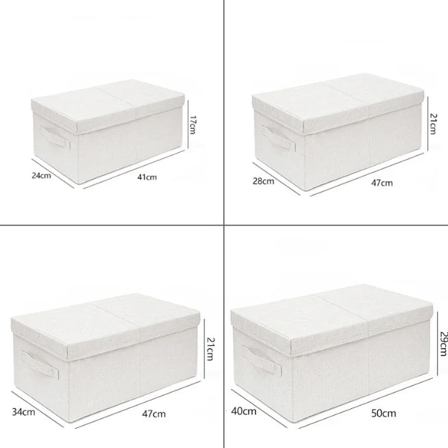 Large Foldable Storage Box Organizing Box For Closet Storage Clothing Storage Box Folding Storage Box For Home Office Storage