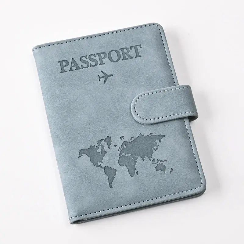 Passport Covers Women Men Letter Print Passport Holder Flight Ticket Clips ID Bank Credit Card Holder Passport Travel Organizer