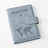 Passport Covers Women Men Letter Print Passport Holder Flight Ticket Clips ID Bank Credit Card Holder Passport Travel Organizer