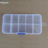 10/15 Compartment Beads Jewelery Storage Box Portable Craft Container Earrings Ring Display Case DIY Trinket Organizer Box