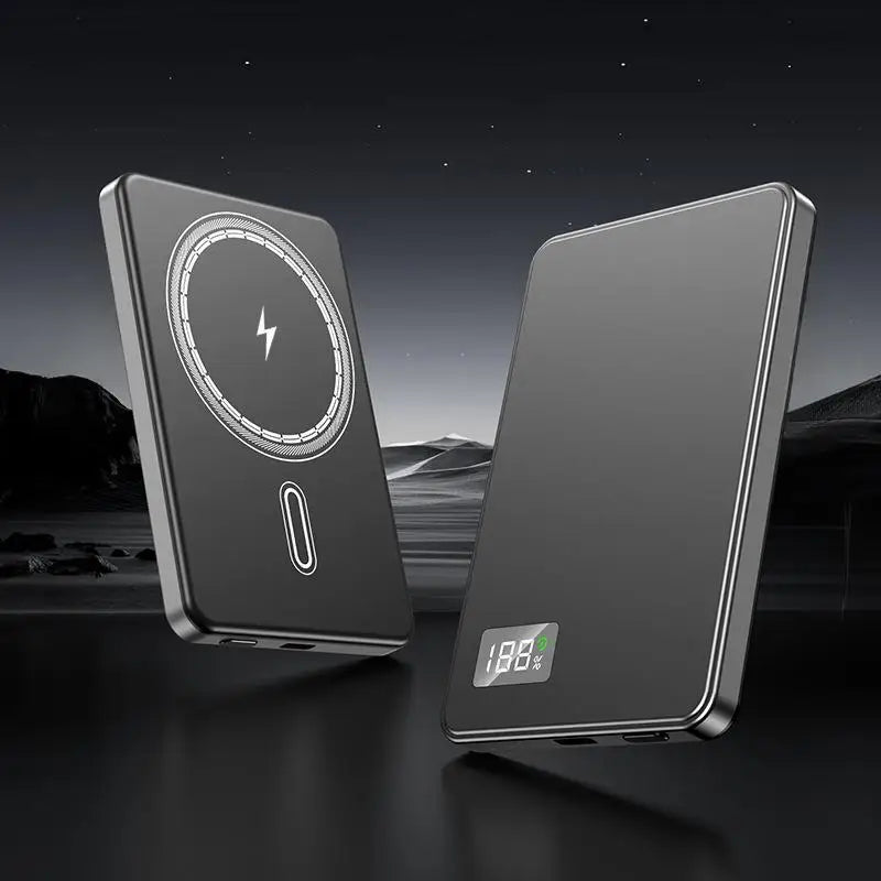 Oneplus Magsafe Power Bank Fast Charging Portable Ultra-thin Magnetic Wireless Digital Display Power Bank Usb Type C Lightning