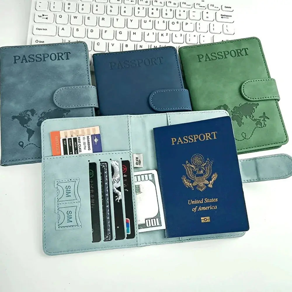 Passport Holder for Travel Essentials  Passport Wallet Cover Case for Travel  Accessories,Passport Book Holders for Women/Men