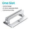 UGREEN Vertical Laptop Stand Holder For MacBook Air Pro Aluminum Foldable Notebook Stand Laptop Support MacBook Pro Tablet Stand