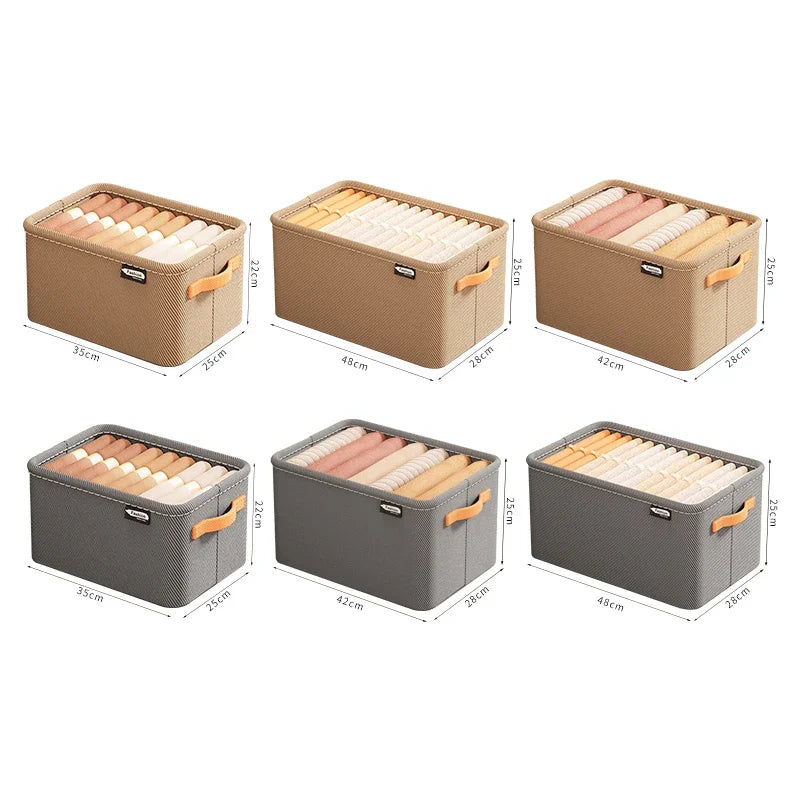 1/3PCS Collapsible Clothing Organizer Closet Clothes Pants Storage Organizer Closet Organizer Drawer Organizer Toy Storage