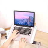 Portable Folding Holder Aluminum Alloy Laptop Stand Desk Bed Table Stand Notebook Computer Anti-Skid Bracket for 11-17 Inch