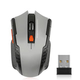 2.4G 6 Buttons Wireless Mouse 1600DPI Optical Mouse Gamer for Computer Wireless Mice with USB Receiver for PC Laptop Accessories