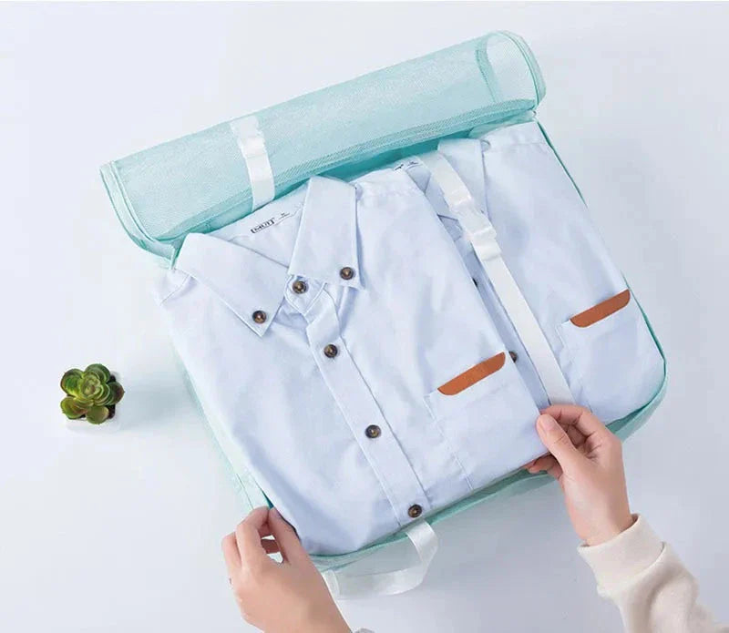 8/9/10/11 Pcs Set Travel Organizer Storage Bags Suitcase Packing Cubes Set Cases Portable Luggage Clothe Shoe Tidy Pouch Folding