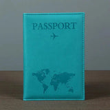 PU Passport Holder Map Pattern Ticket Passport Covers Travel Passport Protective Cover ID Credit Card Holder Travel Accessories