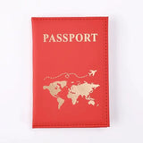 Fashion Women Travel Passport Cover Holder Case ID Credit Card Holder Travel Accessories Map Passports Wallet Ticket Protective