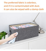 Large Foldable Storage Box Organizing Box For Closet Storage Clothing Storage Box Folding Storage Box For Home Office Storage