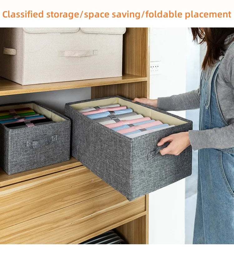 Large Foldable Storage Box Organizing Box For Closet Storage Clothing Storage Box Folding Storage Box For Home Office Storage