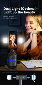 FANGTUOSI AI Smart Gimbal 360° Face Tracking Stabilizer