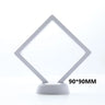 1Pc PE Film Jewelry Storage Box Brooch Coin Gems Jewelry Storage Box Dustproof Exhibition Decoration Floating Ring Case