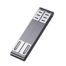 Oatsbasf Mini Laptop Holder Aluminum Adjustable Phone Stand For Macbook Pro Air iPad Notebook Tablet Holder 3 in1Portable Stand