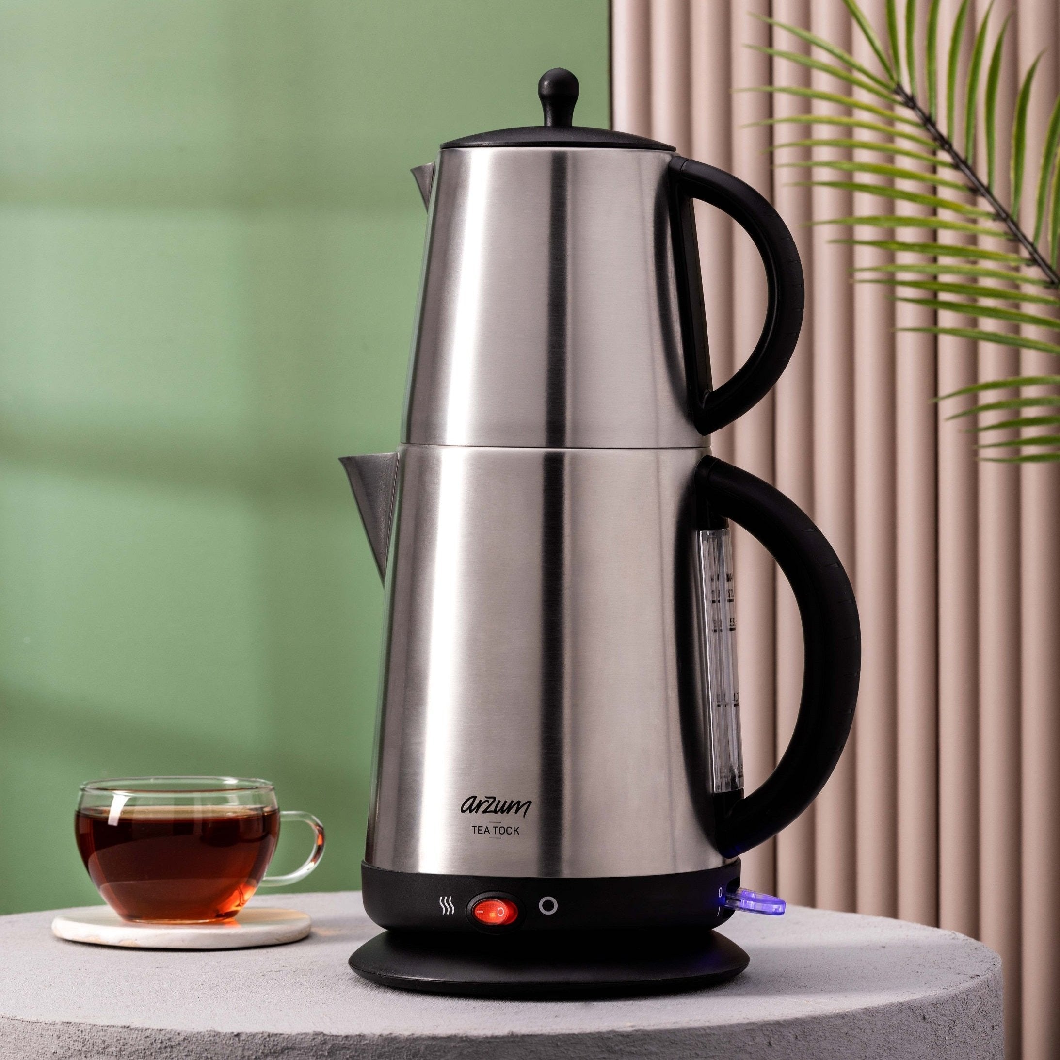Arzum Tea Tock Electric Turkish Tea Maker - Thumbnail 2