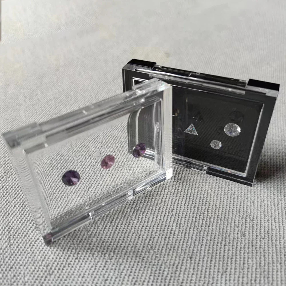 10/15 Compartment Beads Jewelery Storage Box Portable Craft Container Earrings Ring Display Case DIY Trinket Organizer Box