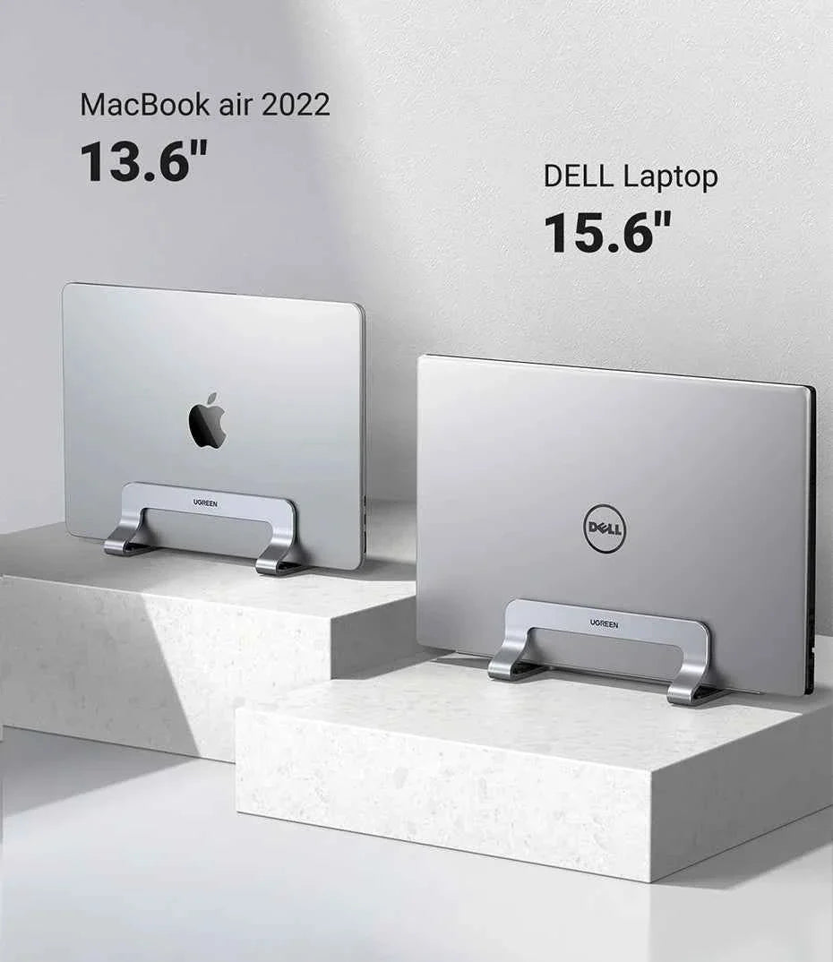 UGREEN Vertical Laptop Stand Holder For MacBook Air Pro Aluminum Foldable Notebook Stand Laptop Support MacBook Pro Tablet Stand