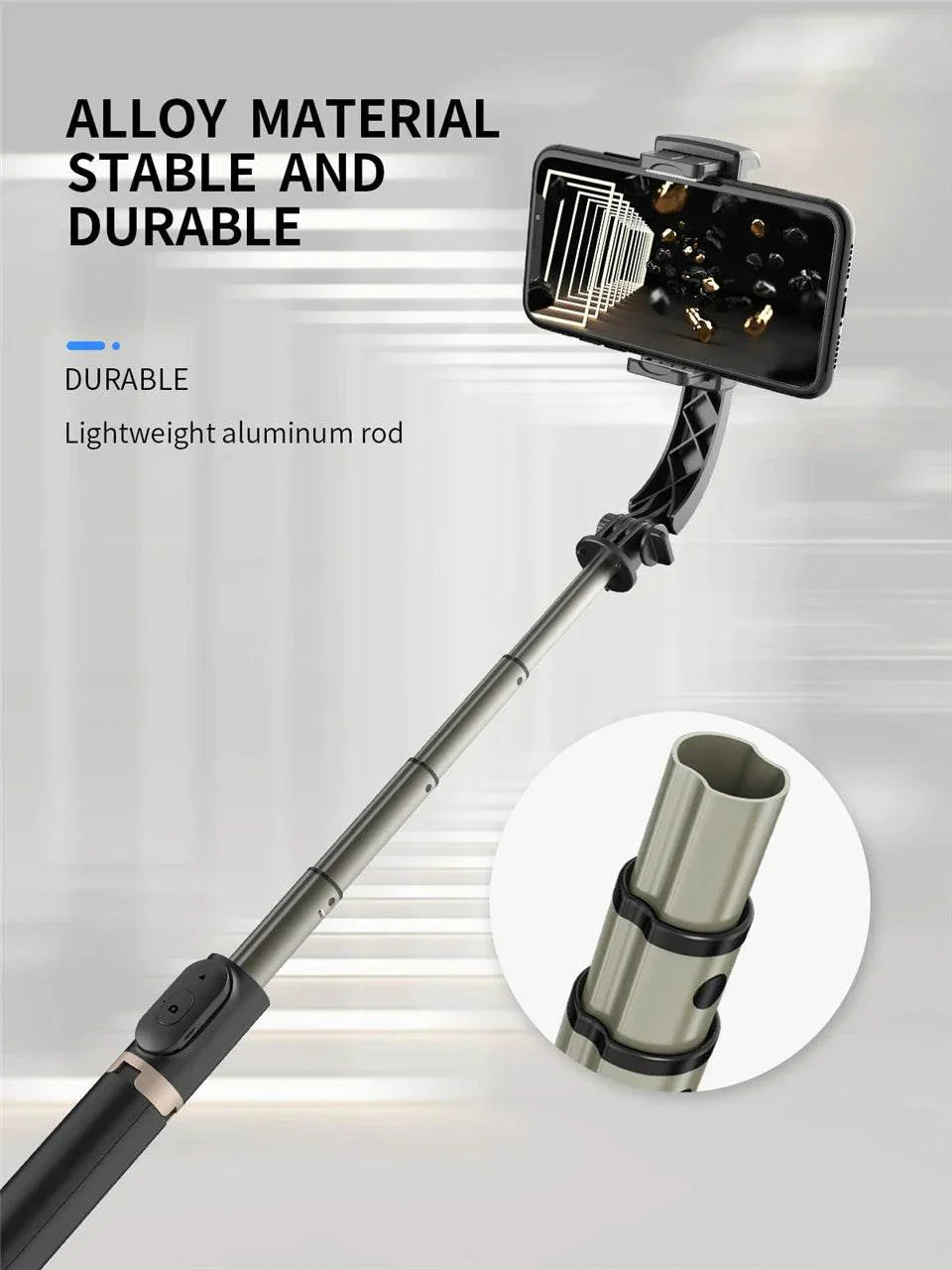 FGCLSY 2024 Gimbal Stabilizer Selfie Stick Tripod Monopod