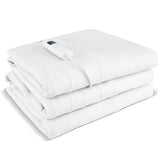 Safe Electric Heated Mattress Pad with 4 Size 8 Temperature 10-Hour Timer