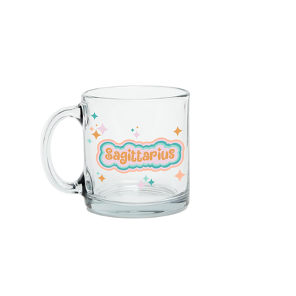 Astrology Clear Glass Mug