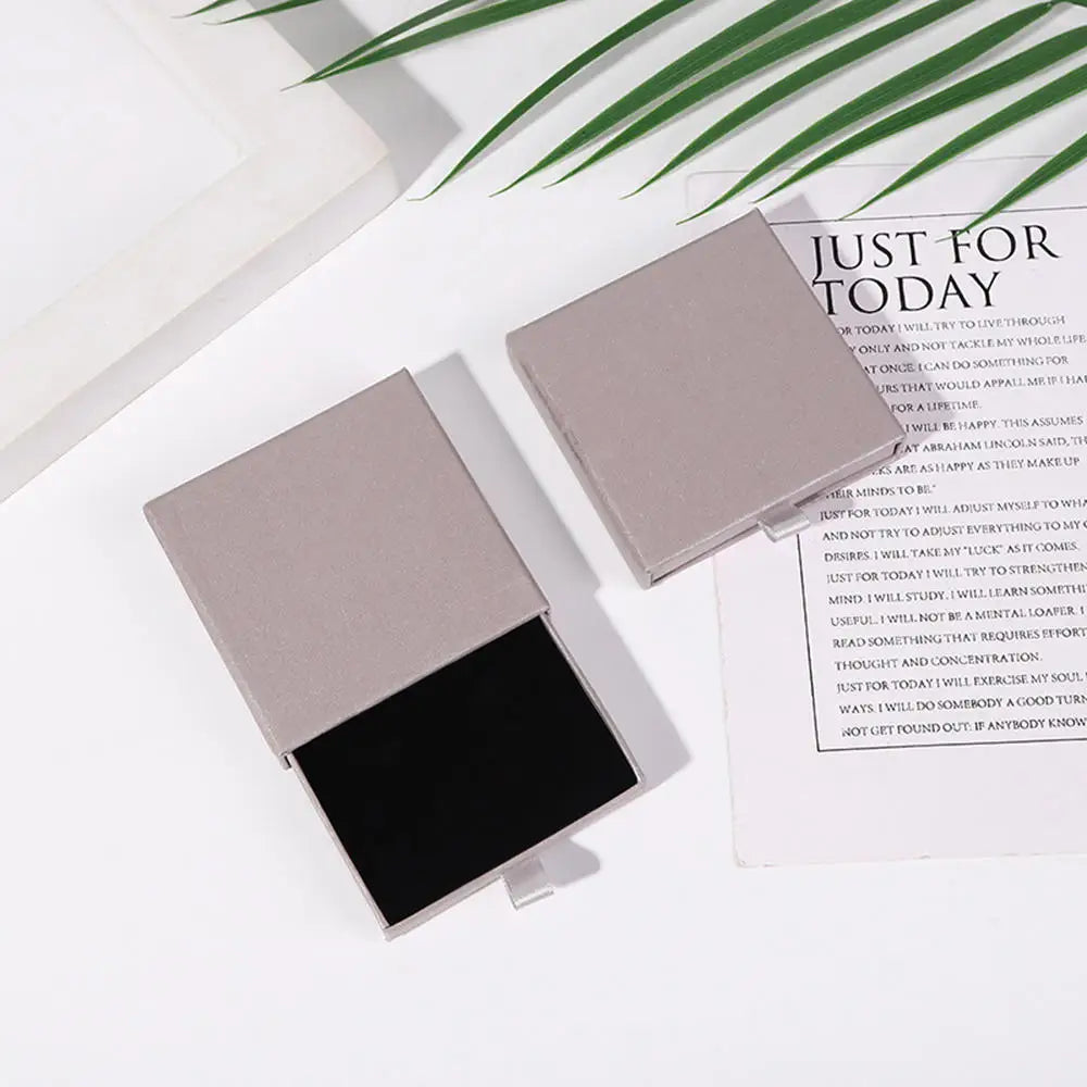 New Drawer Jewelry Box for Necklace Bracelet Earrings Ring Brooches Gift Organizer ExquisiteThicken Paper Storage Box Jeweler