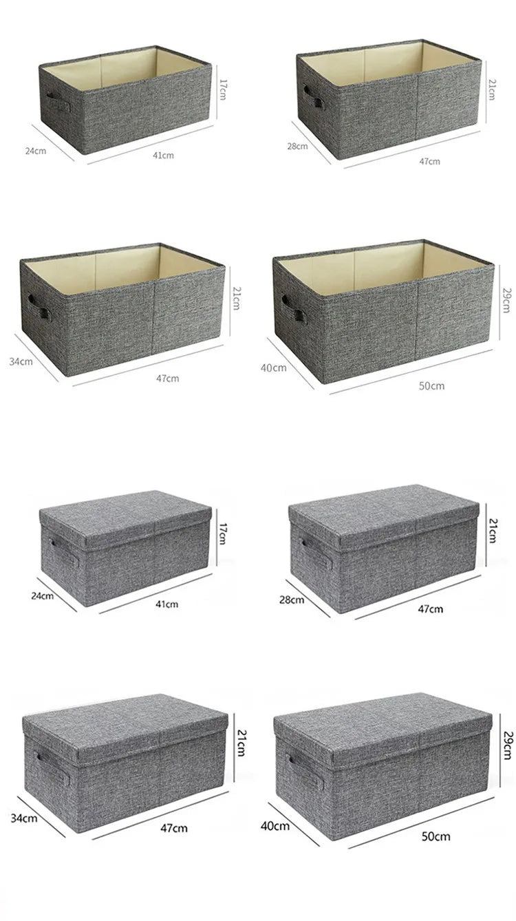 Large Foldable Storage Box Organizing Box For Closet Storage Clothing Storage Box Folding Storage Box For Home Office Storage