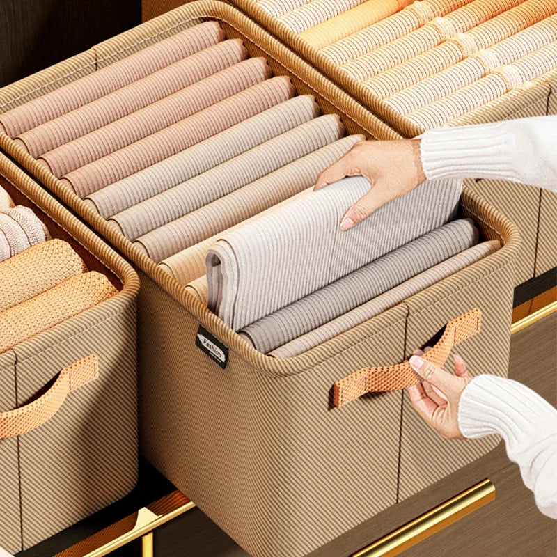 1/3PCS Collapsible Clothing Organizer Closet Clothes Pants Storage Organizer Closet Organizer Drawer Organizer Toy Storage