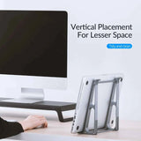 ORICO Laptop Stand Aluminium Laptop Stand Vertical Stand Notebook Desktop Holder Portable Tablet Stand for 13 to 17.4 inch Mac