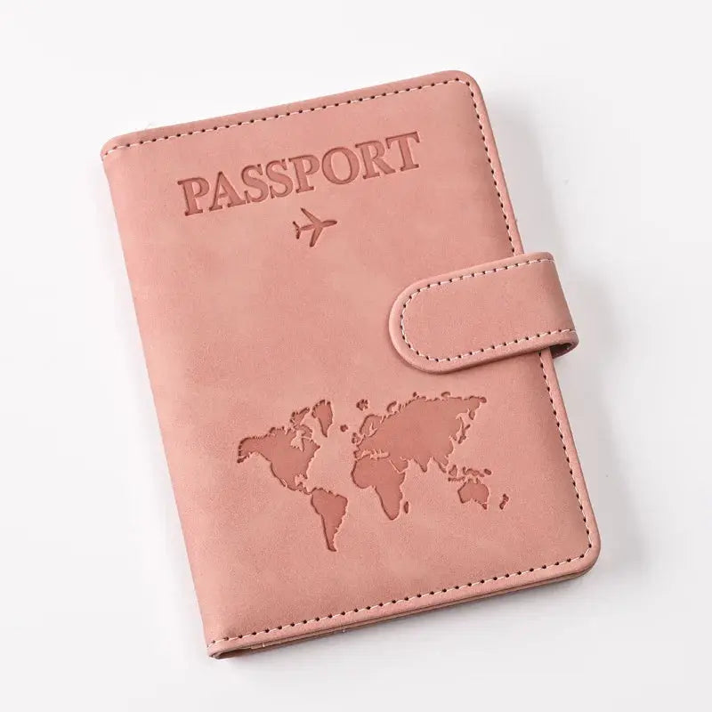 Passport Covers Women Men Letter Print Passport Holder Flight Ticket Clips ID Bank Credit Card Holder Passport Travel Organizer