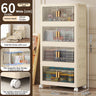 1/2/3/4/5 layers Multifunction Storage Cabinet Foldable Dustproof Wardrobe Easy-to-Install Storage Boxes