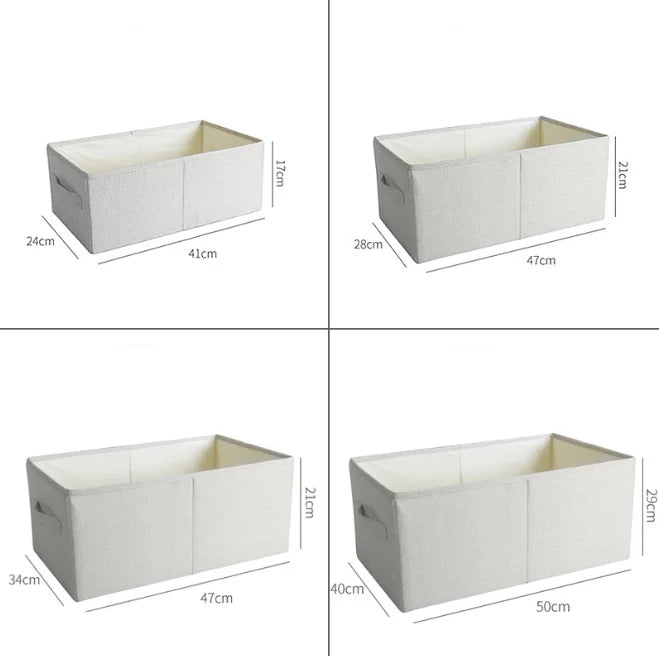 Large Foldable Storage Box Organizing Box For Closet Storage Clothing Storage Box Folding Storage Box For Home Office Storage