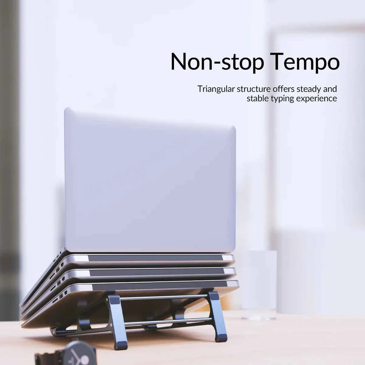 ORICO Laptop Stand Aluminium Laptop Stand Vertical Stand Notebook Desktop Holder Portable Tablet Stand for 13 to 17.4 inch Mac