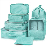 8/7/6 pieces Set Travel Organizer Storage Bags Suitcase Packing Set Storage Cases Portable Luggage Organizer Clothe Shoe Pouch